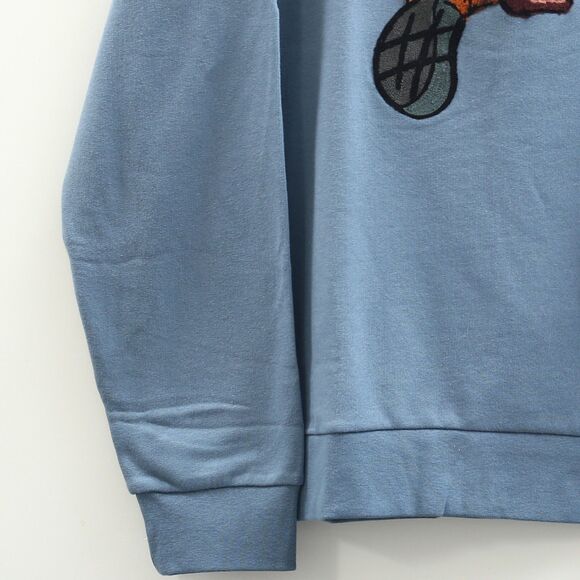 BONOBOS Critter Supersoft Fleece Crew Sweater Embroidered Long Sleeve XL 283309 - Picture 7 of 10